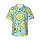 thumbnail image 1 of Fotbe Avocado and Hearts Camisa Hawaiana para Hombre Unisex – Camisa Casual de Verano con Botones de Manga Corta de Algodón y Lino,Medium, 1 of 7