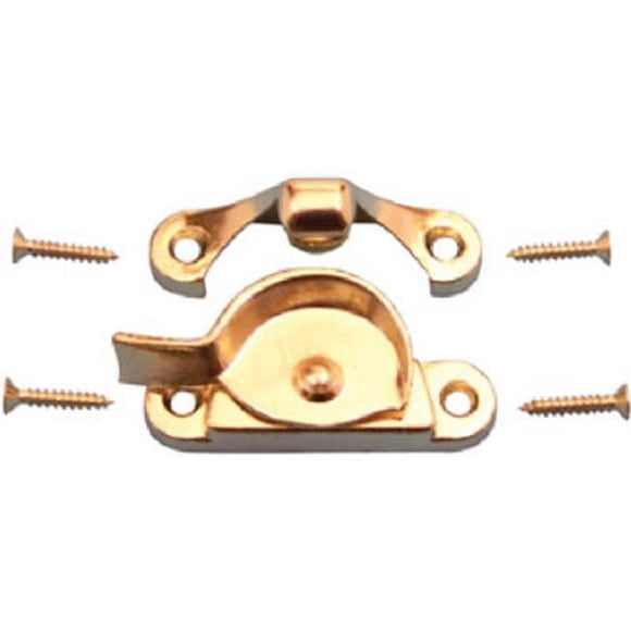 Prime Line 171117 Brass Finish- Zinc Diecast Cam Type - Widow Sash Lock