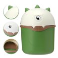 thumbnail image 1 of OUNONA Bote De Basura Pequeño Verde Con Para Escritorio Uso Doméstico Fácil Cuidado Y Control De Olores, 1 of 8