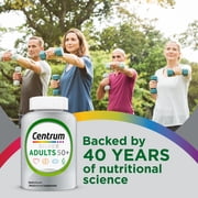 Centrum Silver Adults 50 Plus Multivitamin With Vitamin B & D3 , 220 Count