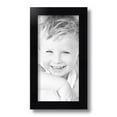 thumbnail image 2 of ArtToFrames 6" x 12" Satin Black Picture Frame, 6x12 inch Black Wood Poster Frame (WOM-1451), 2 of 8
