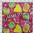 thumbnail image 4 of oneOone Cotton Poplin Magenta Fabric Tropical Summer Sewing Fabric By The Yard Printed Diy Clothing Sewing Supplies 42 Inch Wide, 4 of 6