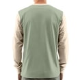 thumbnail image 3 of Hearthz Men's Henley T-Shirt Long Sleeve Fall 3-Button Color Block Mens Cotton T Shirts Crewneck Baseball Jersey Men, 3 of 7