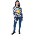 thumbnail image 2 of Pokémon Women's Pikachu Bulbasaur Charmander Squirtle Cropped Tie-Dye Shirt Long Sleeve Pullover Top, 2 of 5