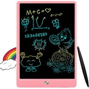 LCD Writing Tablet 10 Inch Drawing Pad, Colorful Screen Doodle Board for Kids, Traveling Gift Toys for 2 3 4 5 6 Year Old Boys and Girls