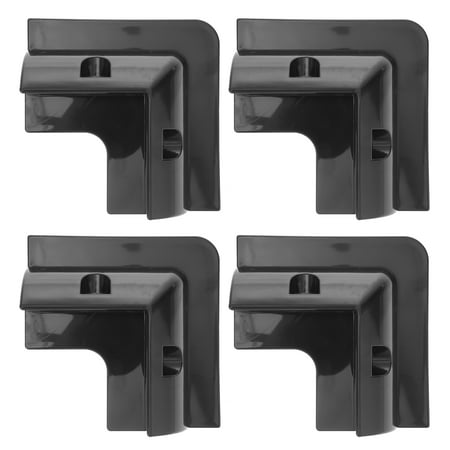 

4 Pcs Solar Panel Support Caravan Mounts Holder Brackets Mounting Kit Charger Plastic