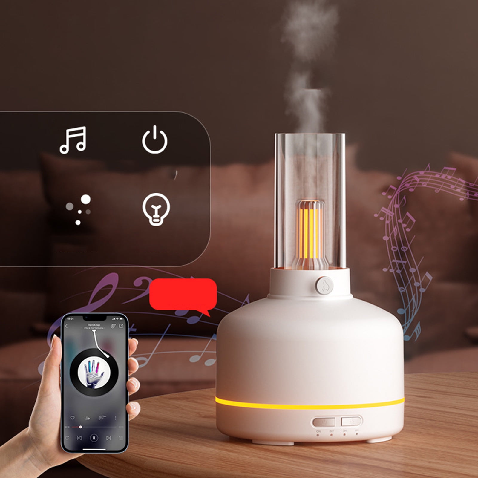 BOBOMOTI Humidifiers for Home Cool Mist Top-Fill Ultra-Quiet Humidistat for Baby Nursery Plants Essential Oil Diffuser Clearance