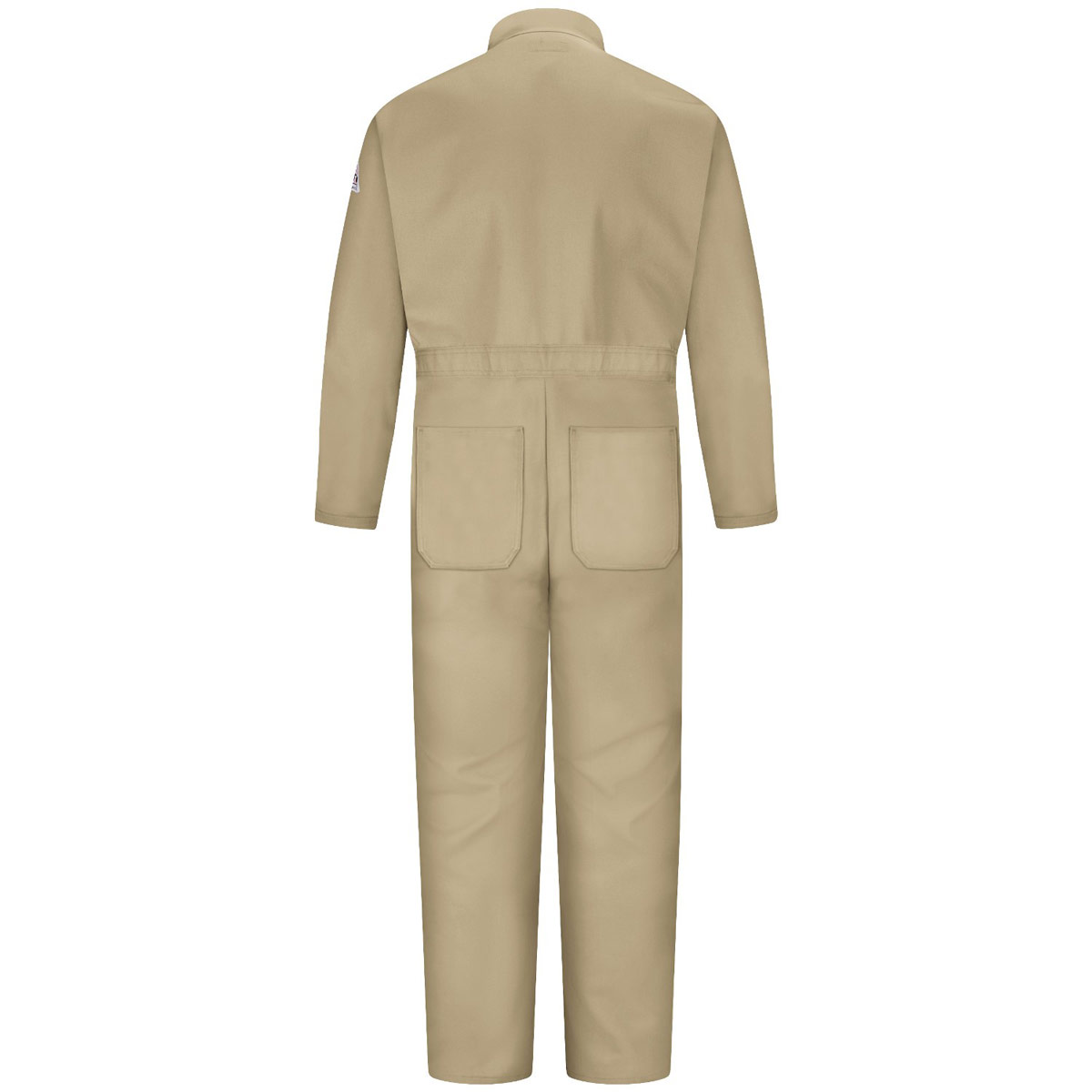 Bulwark 52'' Khaki Cotton Flame Resistant Coverall With Zipper Closure - image 2 of 2