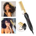 thumbnail image 1 of Clearance:Professional Electrical Straightening Comb, High Heat Press Comb, Hot Comb Hair Straightener, Electric Heating Comb, Ceramic Comb Security Portable Curling Iron Heated Brush, 1 of 5