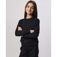 thumbnail image 2 of Real Essentials 3-Pack: Girls Ultra-Soft & Warm Long Sleeve Fleece Crew Neck Pullover Sweatshirt, 2 of 6