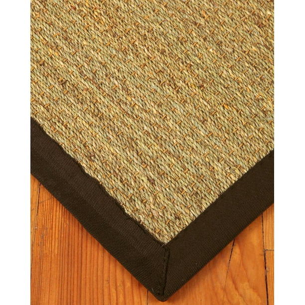 NaturalAreaRugs Natural Fiber Maritime Seagrass Rug, Handmade, Mocha