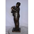 thumbnail image 4 of Nifao Man Playing Guitar Fernando Botero Style Bronze Statue – Bronze Statue, Home Decor, 14"L x 11"W x 30"H, 4 of 9