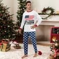 thumbnail image 2 of Matching Family 250th Independence Day Pajamas – 4th of July Pajamas Sets Holiday PJs - Anniversary American Flag 2 Pcs Holiday Family Pjs for Men, Women, 2 of 6