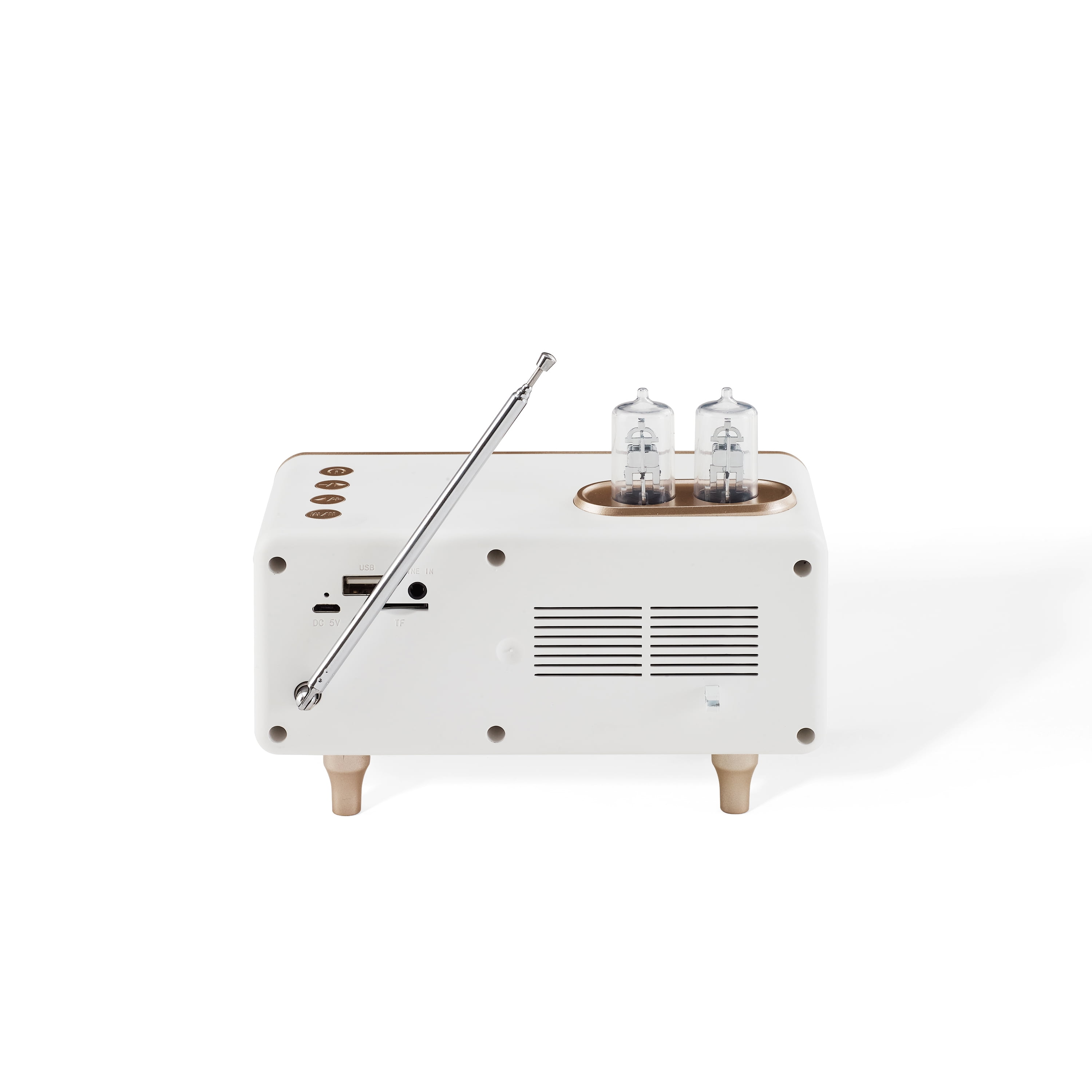 Crosley Milton Radio In White Sand