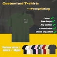 thumbnail image 6 of Personalized T-shirts, customizable with your text,photos or logo made of cotton, 6 of 10