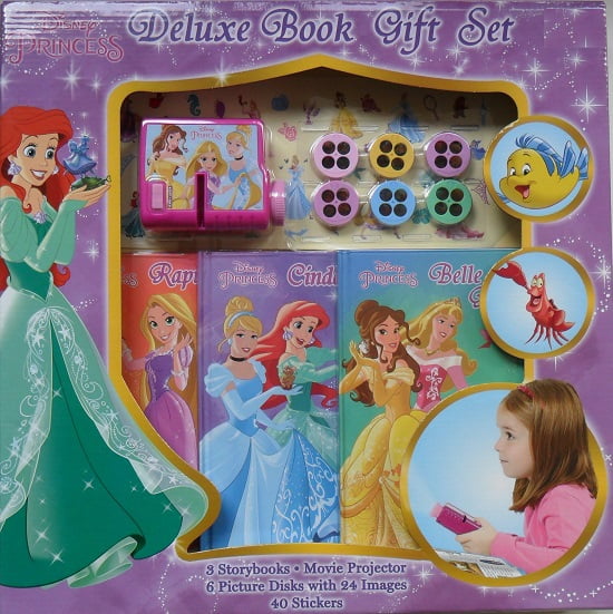 Disney Princess Deluxe Book Gift Set (Light Purple)