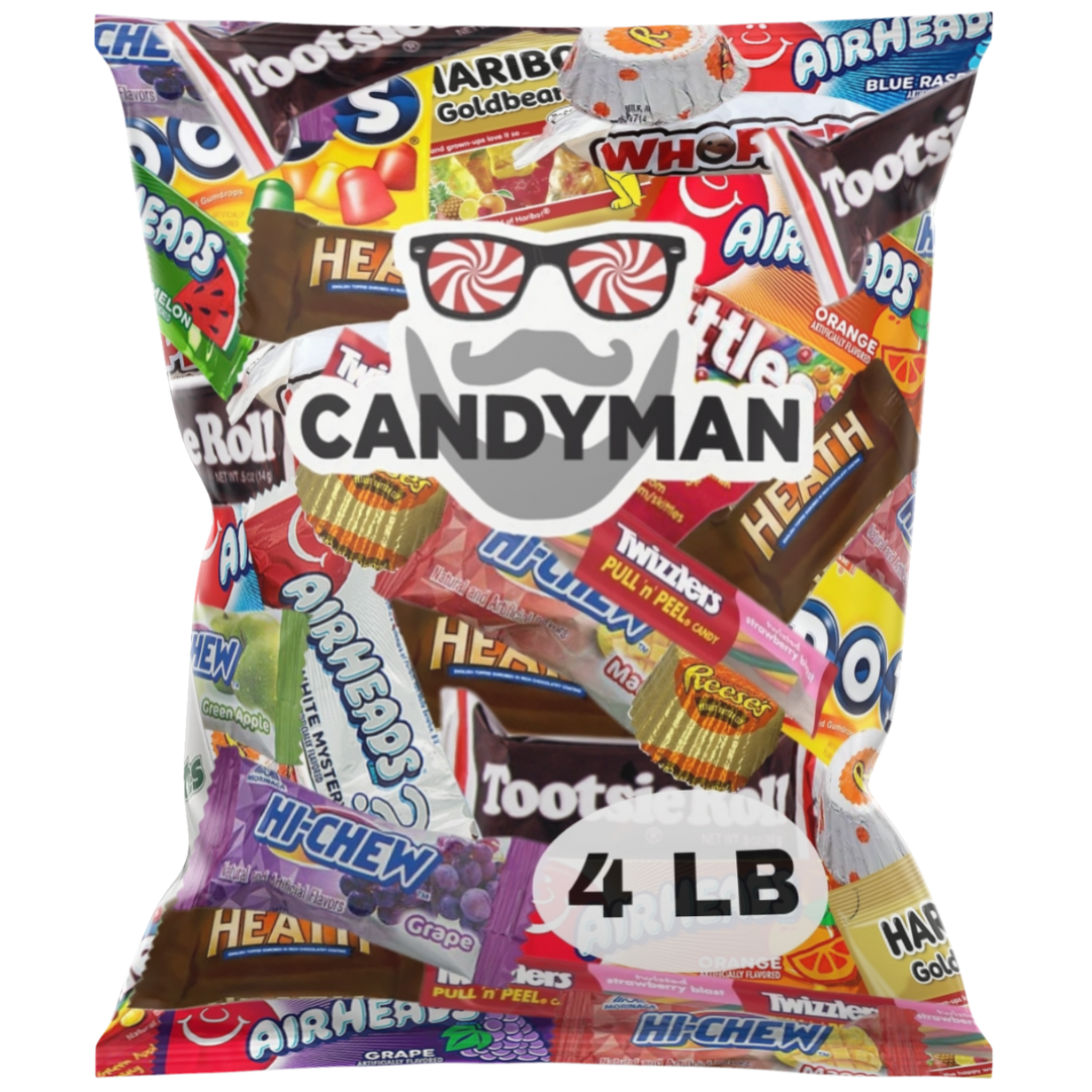 Candyman, Chocolate Candy Bundle, 5 LBS, Mixed Fun Size Assortment