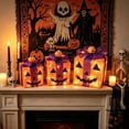 thumbnail image 5 of ICQOVD 3 Piece Halloween Lighted Gift Box Set,LED Pumpkin Lantern Decoration Set for Porch,Yard,Entryway,Party and Holiday Scene Display, 5 of 9