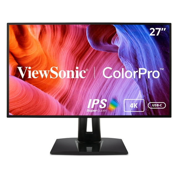 ViewSonic IPS Monitor VP2768A-4K 27" Thin-Bezel 4K UHD sRGB ColorPro™ with 90W USB C