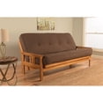 thumbnail image 3 of Kodiak Furniture Monterey Futon with Linen Fabric Mattress in Butternut/Brown, 3 of 4