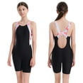 thumbnail image 6 of Shadoumai One Piece Swimsuit for Girls 9-10 Trim Wrap Tie Back Tankini Quick Drying Tropical Print Bathing Suits for Girls Swimwear Set Girl Cutout Adjustable Straps, 6 of 8