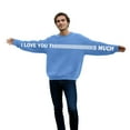 thumbnail image 6 of Funny Valentines Day Shirt for Couples, I Love You This Much Matching Sweatshirts Oversized Long Sleeve Pullover Cute Valentine's Day Outfits, 6 of 8