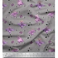 thumbnail image 1 of Soimoi Polyester Crepe Fabric Check,Spider & Bat Kids Printed Fabric 1 Yard 52 Inch Wide, 1 of 3