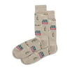 Six Pack Hemp Heather Mens Crew Socks
