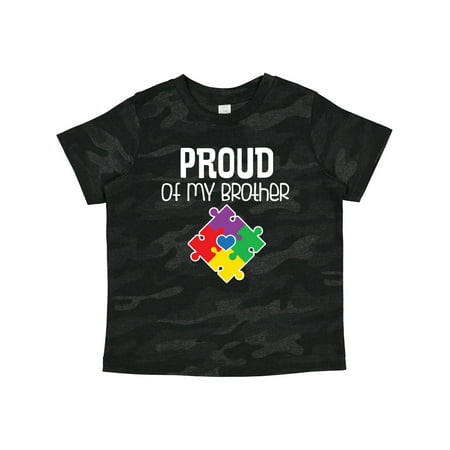 

Inktastic Autism Awareness Proud of My Brother Gift Toddler Boy or Toddler Girl T-Shirt