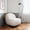 Cream, variant on Myanmar Accent Chair Olive Green Accent Chair, Modern Style, Shearling style fabric, Plywood, Indoor Living