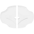thumbnail image 2 of 38"OD x 4"ID x 13 1/4"C x 1"P Percival Architectural Grade PVC Contemporary Ceiling Medallion, Two Piece, 2 of 11
