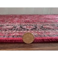 thumbnail image 4 of GLN Rugs Yildiz - Indoor, Machine Washable Area Rug - 4'x6' Dark Red Home Carpet, 4 of 7
