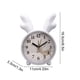 thumbnail image 3 of Reloj despertador compacto de plástico con pantalla de hora clara y suave tono de alarma: ideal para usar en el dormitorio, el estudio o el escritorio sin distracciones digitales., 3 of 6