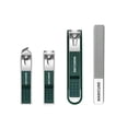 thumbnail image 2 of Stainless Steel Nail Clipper Set, Professional Manicure Tools for Thick Nails, Precision Clippers & File for Grooming, Compact Kit for Travel & Daily Use, Ideal for Men & Women, 2 of 9
