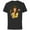 Black, variant on Princess Belle Modern Art Deco Style - Short Sleeve Cotton T-Shirt for Adults - Customized-Red