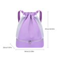 thumbnail image 4 of Oxford Basketball Shoulder Bag Portable Drawstring Waterproof for Outdoor Sports, 4 of 8