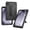 black, variant on Case for Samsung Galaxy Tab 8.7" A11 / A9 (SM-X133/X135/X135F/X110/X115/X117), Heavy Duty Hard PC Soft Silicone Shockproof, Black/Blue