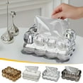 thumbnail image 2 of PEIBang Decorative Tissue Box,Tissue Box Holder Home Decor,Tissue Paper Dispenser for Bathroom Vanity,Living Room,Bedroom Dresser,Kitchen Countertop, 2 of 6