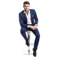 thumbnail image 2 of Men's Skinny-Fit 2pc Suit w/ Peak Lapel, 2 of 4
