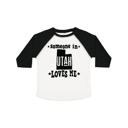 

Inktastic Someone in Utah Loves Me Vacation Gift Gift Toddler Boy or Toddler Girl T-Shirt