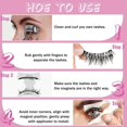 thumbnail image 5 of 5D Natural Look Magnetic Lashes Magnetic Eyelashes Thick Artificial Eyelashes Reusable Magnetic Eyelashes for Party, 5 of 5