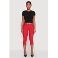 thumbnail image 3 of Women's Ruched Crew Neck Cropped Tee, 3 of 5