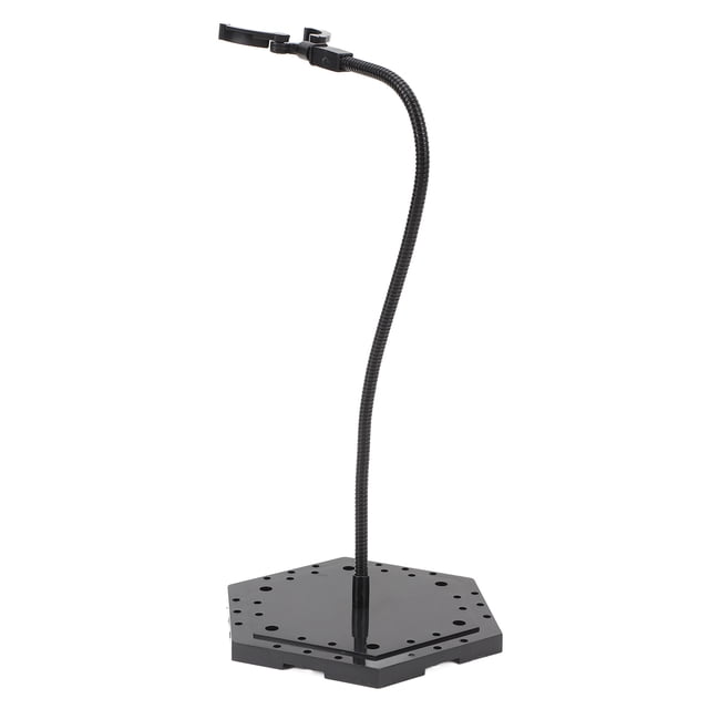 Action Figure Stand, ABS Stainless Steel Stable Display Holder for 6inch Doll, with Ideal Display Guard Support