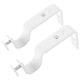 thumbnail image 2 of BRIGHTFUFU 2pcs 18-22mm Soporte de cortina ajustable Soporte de barra de cortina de cortina (blanco), 2 of 8