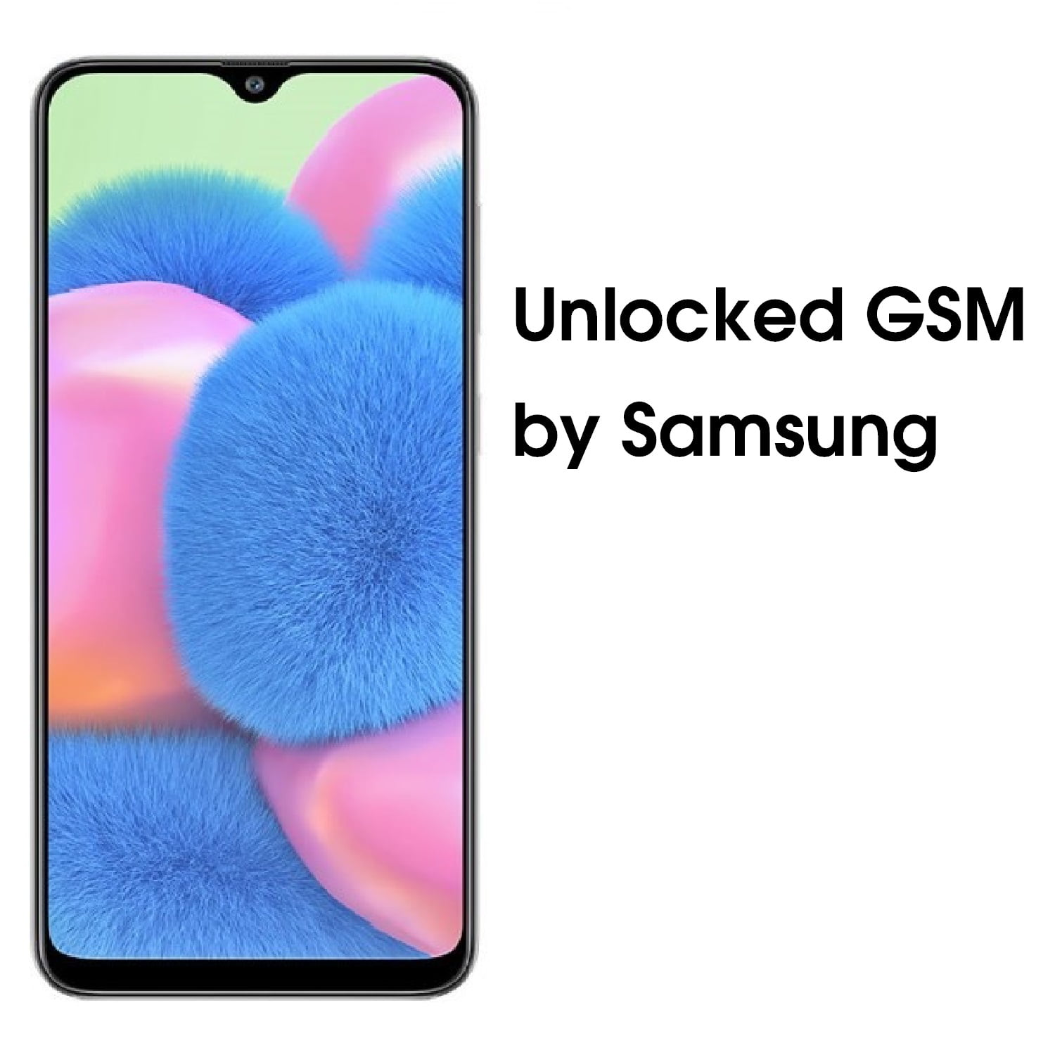 SAMSUNG Galaxy A30S A307G, 64GB, GSM Unlocked Dual SIM – White