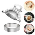 thumbnail image 2 of 2 Pcs Moule à Dumplings Bricolage Coupe-Feuille de Dumplings Presse à Dumplings Moule, 2 of 8