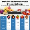 thumbnail image 4 of Empacadora Al Vacío 60kpa Automática Comida Selladora Al Vacío con 10 Bolsas, 4 of 7