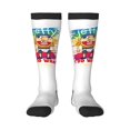 thumbnail image 2 of Lsque Sml Jeffy Printed Crew Socks Men's Women's LightWeight Thin Casual Calf Socks ,Knee High Socks,Cotton Socks, 2 of 9
