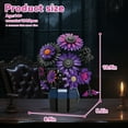 thumbnail image 3 of GZBrick Icons Sunflowers Pot Flowers Botanical Building Sets for Adults Girls Compatible with Lego 14+ (Purple), 3 of 8