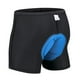 thumbnail image 5 of Pantalones cortos de ropa interior de bicicleta de secado rápido transpirable absorbente reducir la fricción 3D acolchado hombres ciclismo ropa interior pantalones cortos M, 5 of 11